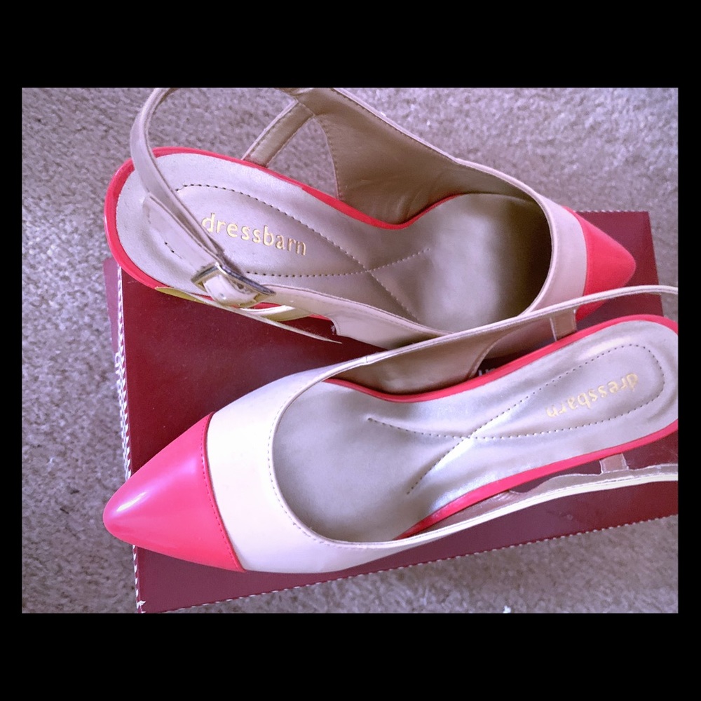 DressBarn slingback  heels (Wide)